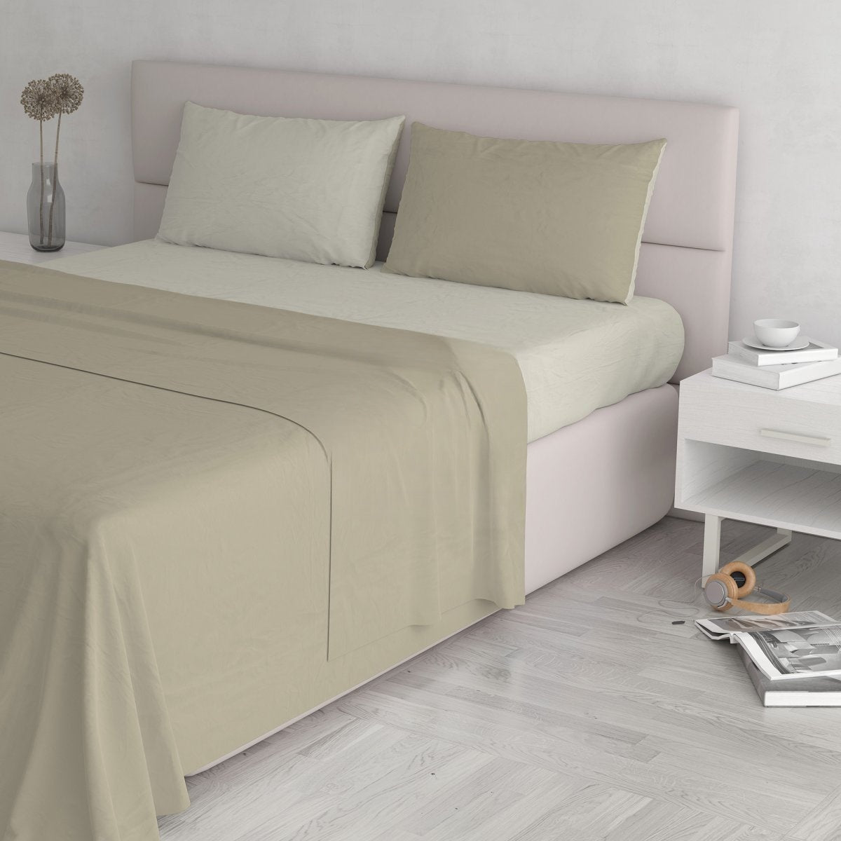 Completo Letto Natural Color Matrimoniale